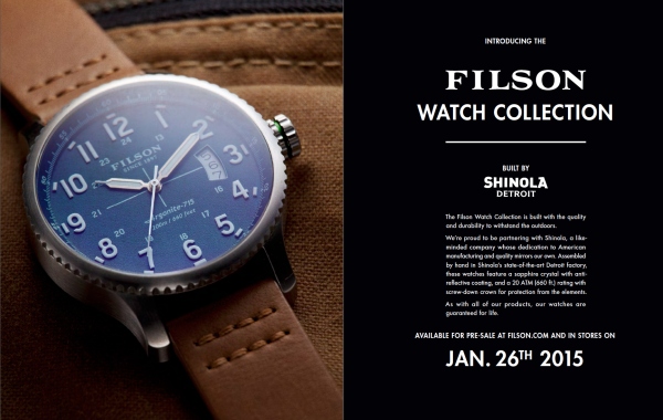 C.C. Filson Co. Catalog Sample - Watches 01